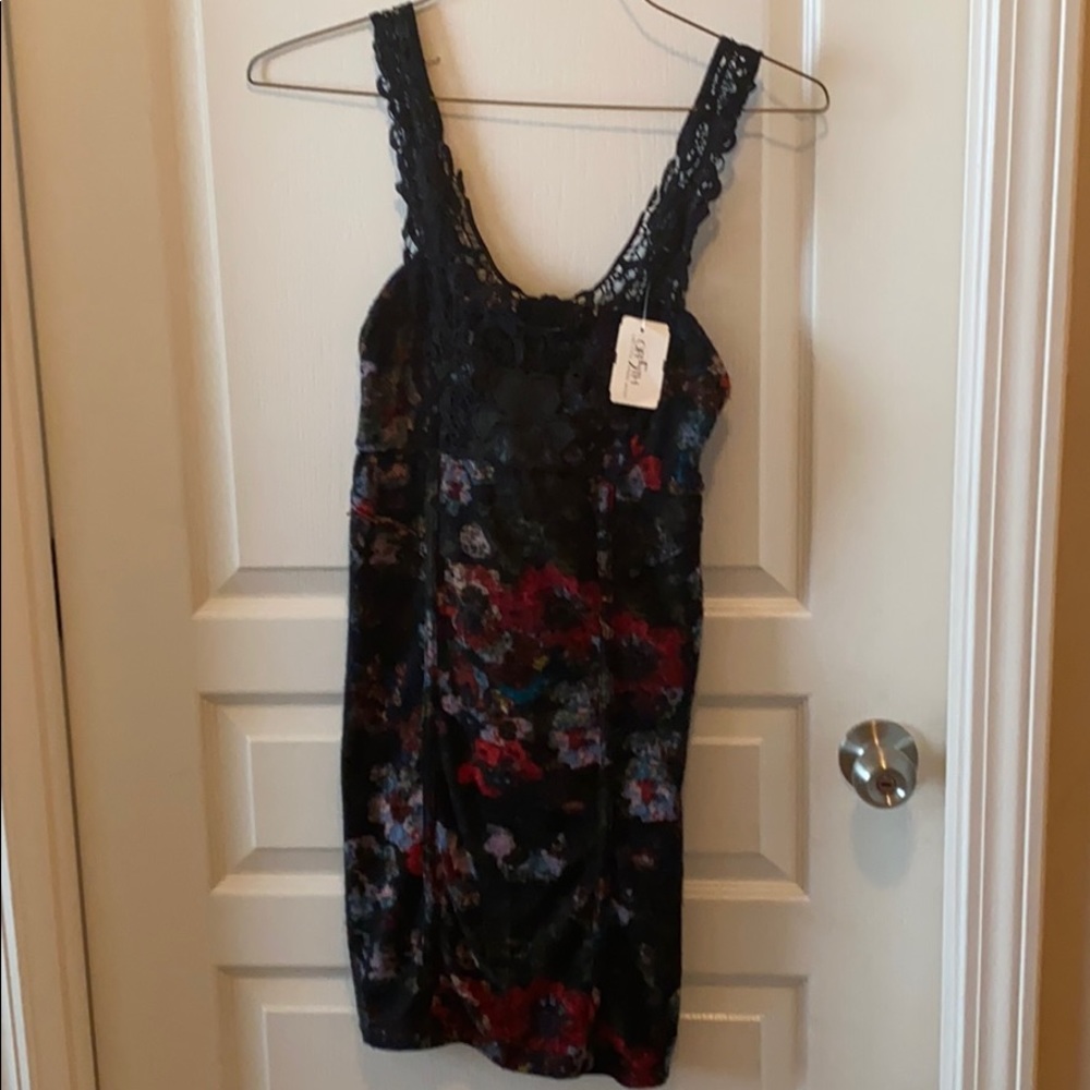 NWT Free People printed dress